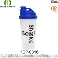 2017 beliebte PP Kunststoff Pulver Shaker Flasche, 700 ml Kunststoff Protein Shaker Flasche (HDP-0316)